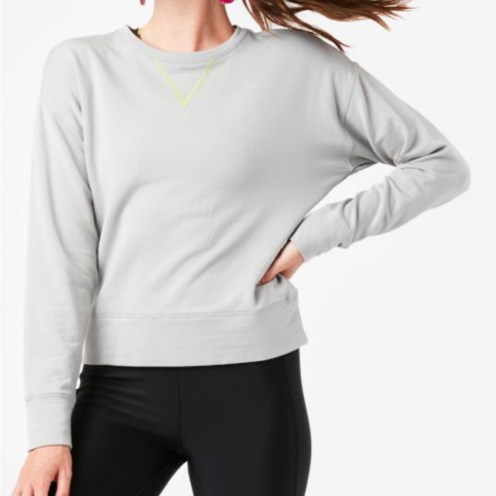 TEREZ gray crewneck NWT size S